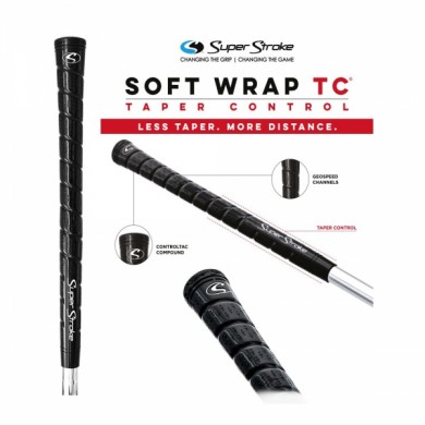Super Stroke club grips Soft Wrap TC Midsize Black
