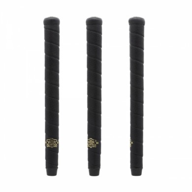 Grip Master Classic Wrap Leather Putter Grips - D-Slim Black

