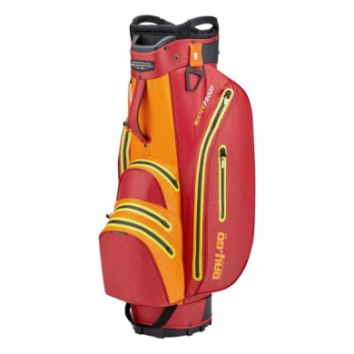 Bennington Cart bag GRID ORGA - Waterproof, Red / Orange / Yellow