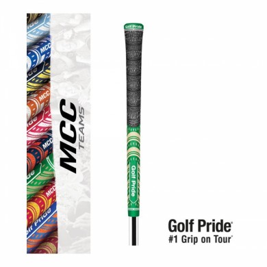 Golf Pride TEAMS Multicompound grip - MIDSIZE - Zelená/Zlatá