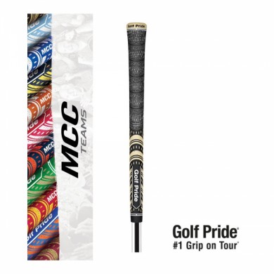 Golf Pride TEAMS Multicompound grip - MIDSIZE - Černá/Zlatá