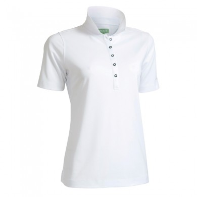 BACKTEE Ladies Quick Dry Perf. Polo, Optical white, vel.L