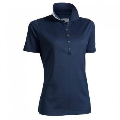 BACKTEE Ladies Quick Dry Perf. Polo, Navy, vel.S