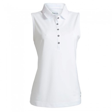 BACKTEE Ladies Quick Dry Perf. Polotop, Optical white, vel.XS