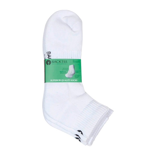 BACKTEE BACKTEE Ankle Sock (1x3 pairs), Optical white, vel. 40-43