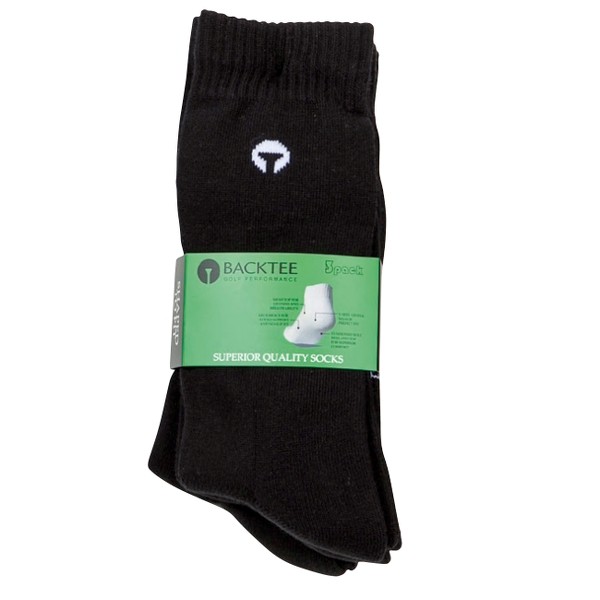 BACKTEE BACKTEE Golf Sock (1x3 pairs), Black, vel.  36-39