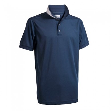 BACKTEE Mens Quick Dry Perf. Polo, Navy, vel.XS