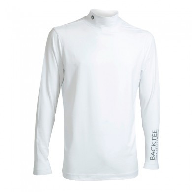 BACKTEE Mens First Skin Turtle Neck, Optical white, vel.S