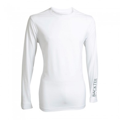 BACKTEE Mens First Skin Round Neck, Optical white, vel.2XL