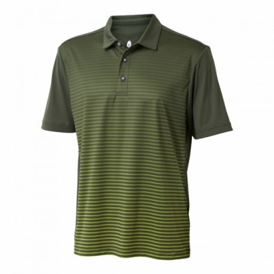 BACKTEE Mens WR QD OSM Shield Polo, Ivy / Olive, vel.L