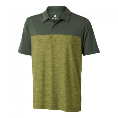 BACKTEE Mens Melang Sporty QD Polo, Ivy / Olive, vel.S