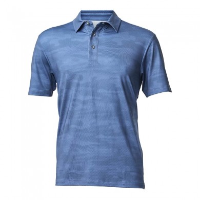 BACKTEE Mens Shadow Effect Polo, Insign blue, vel.M