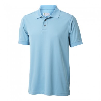 BACKTEE Mens Quick Dry Perf. Polo, Sky blue, vel.L