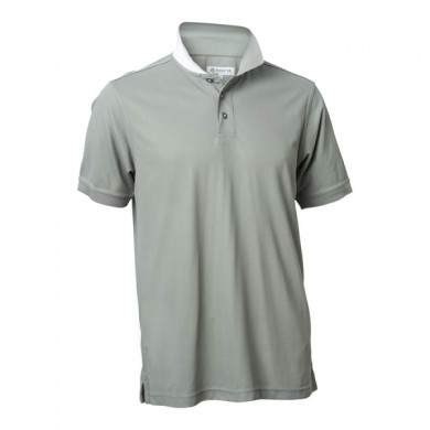 BACKTEE Mens Quick Dry Perf. Polo, Agave green, vel.S