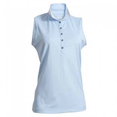 BACKTEE Ladies Quick Dry Perf. Polotop, Blue bell, vel.L