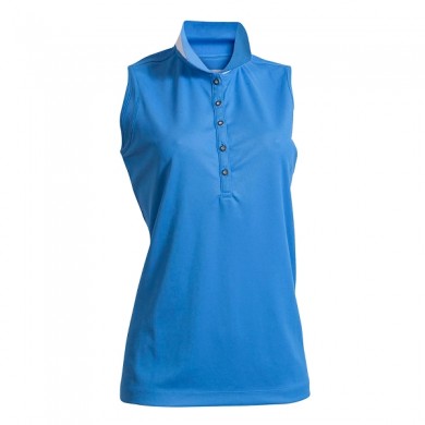 BACKTEE Ladies Quick Dry Perf. Polotop, Blue, vel.2XL