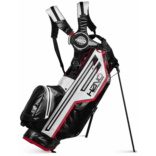 Sun Mountain H2NO 14-WAY Stand bag BLACK-WHT-RED