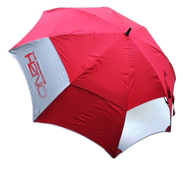 Sun Mountain deštník UV - PROOF VISION, - částečně průhledný deštník Burgundy