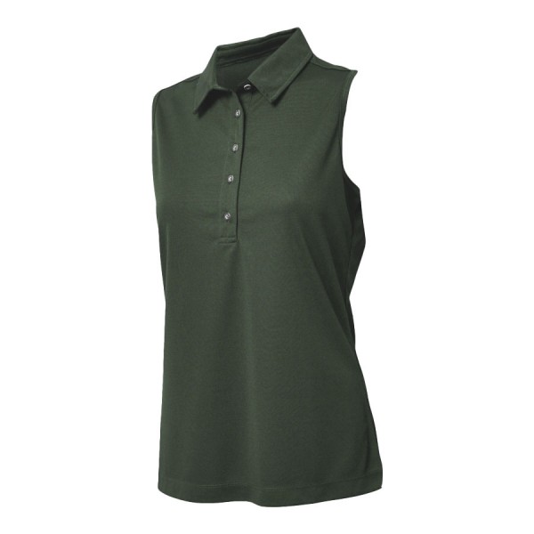 BACKTEE Ladies Performance Polo Top, Green