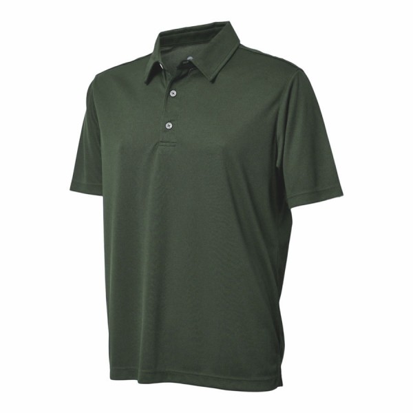 BACKTEE Mens Performance Polo, Green