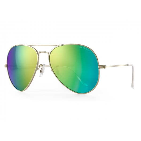 Sundog Golfové polarizační brýle SIBELLA - Shiny Gold / G15 Icy Green Revo Polarized