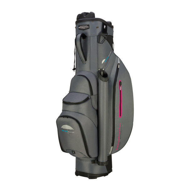 Bennington Cart Bag QO9 Water Resistant - Canon Grey/Black/Pink