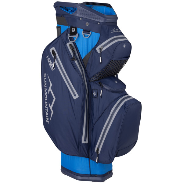 Sun Mountain H2NO STAFF Cart bag - Waterproof - Baterry packet - Blue / Navy