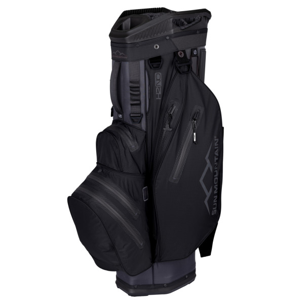 Sun Mountain H2NO Lite Cart bag - Waterproof - Baterry packet - Steel / Black