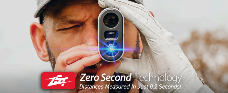 Zero second technology - bleskové měření laserový golfovým dálkoměrem